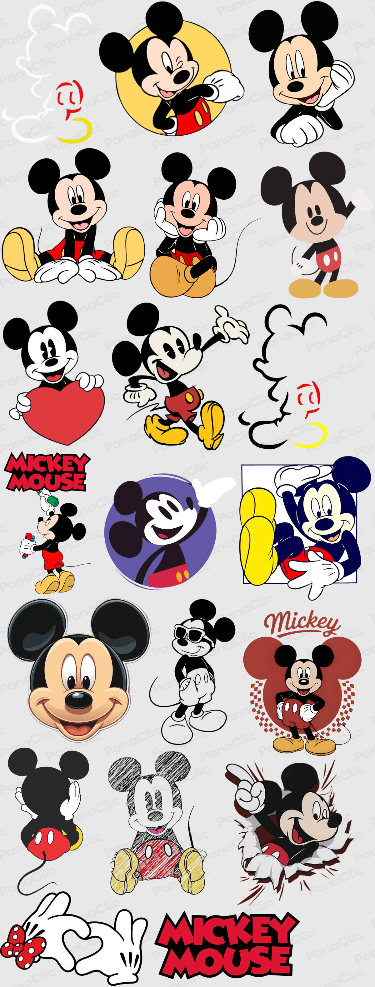 DTF TEXTIL MICKEY MOUSE