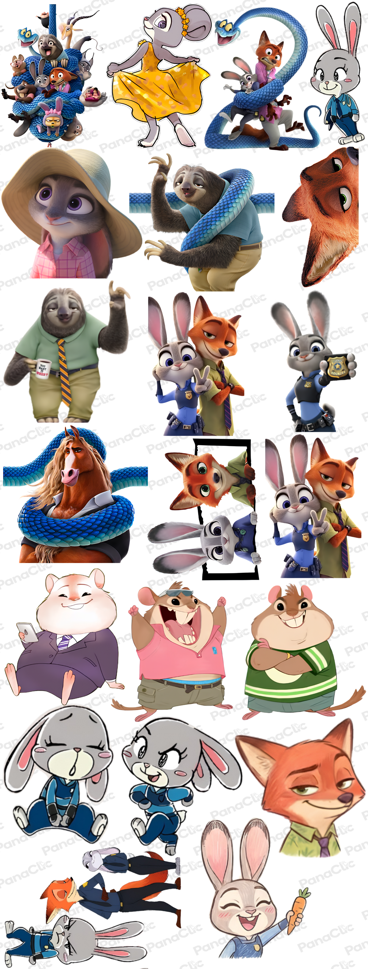 DTF TEXTIL ZOOTOPIA 01