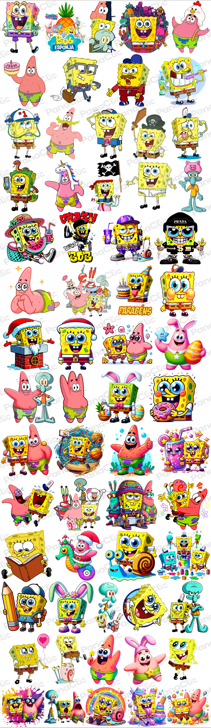 DTF UV BOB ESPONJA