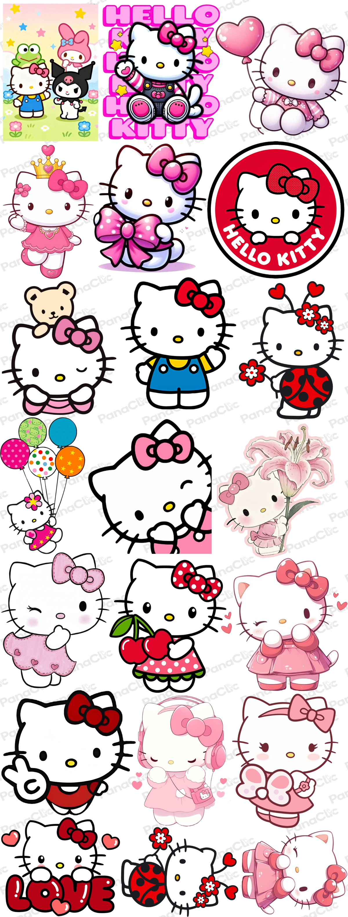 DTF TEXTIL HELLO KITTY