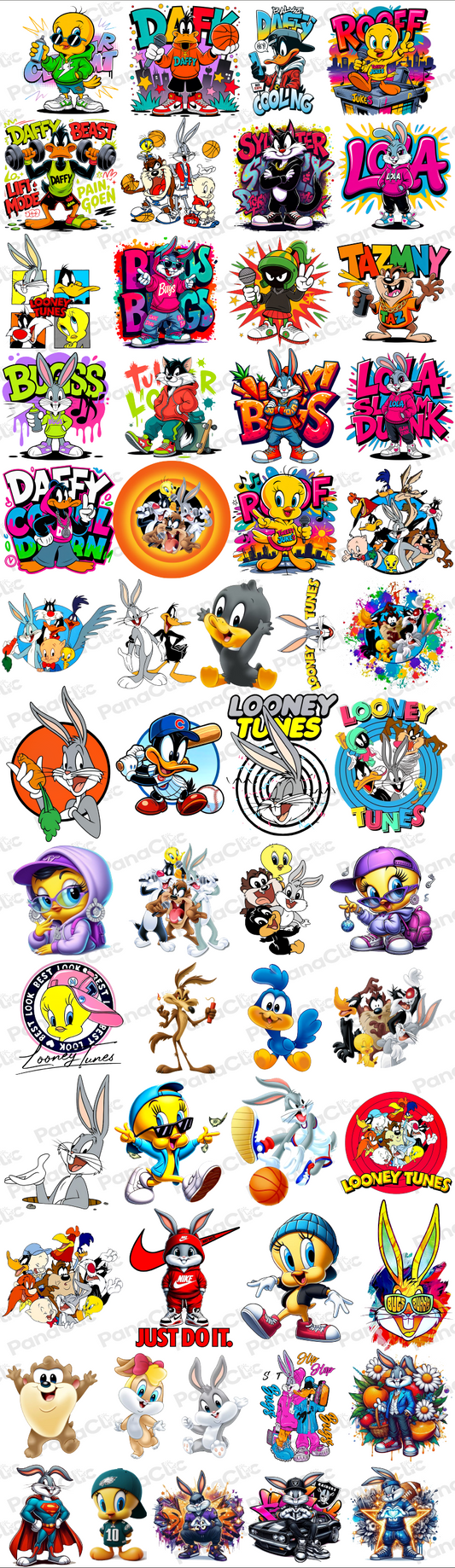 DTF UV LOONEY TUNES