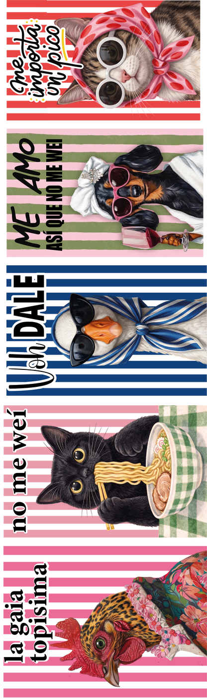 DTF TEXTIL PERROS ICONIC
